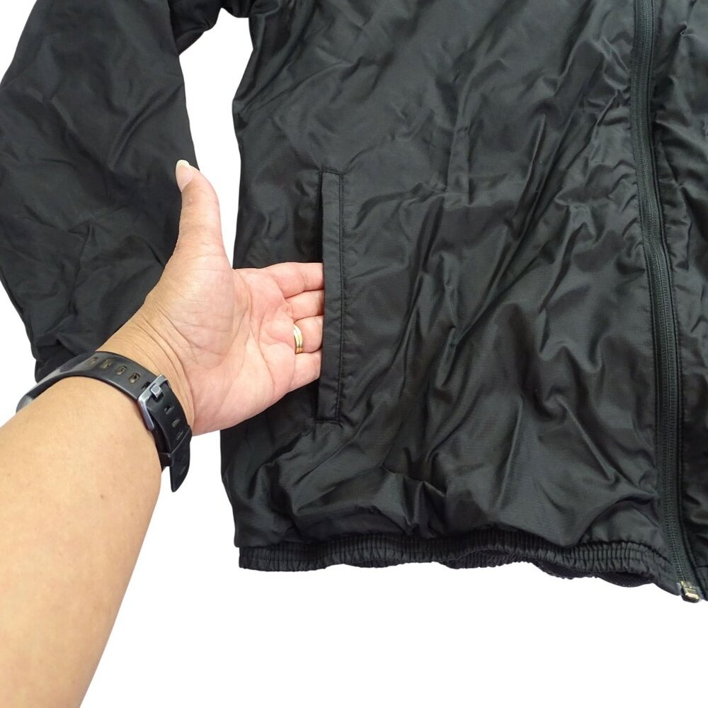 Puma Mens Black Full Zip Windbreaker Jacket Size XL Nylon Classic Casual - Picture 3 of 16